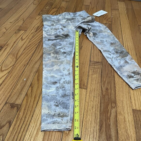 Athleta NWT Elation Gilded‎ Tight Leggings in Gold Size Small SP - Picture 6 of 8